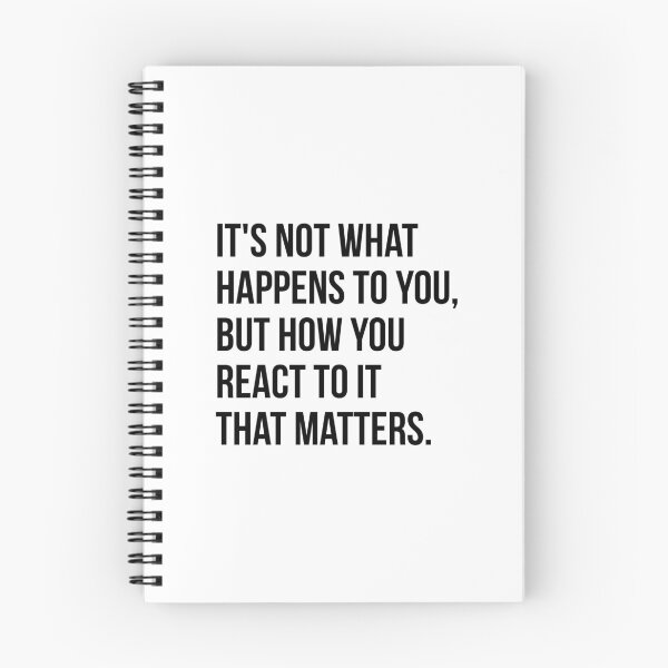 Item preview, It's not what happens to you, but how you react to it that matters.  designed and sold by Enchantedbox.