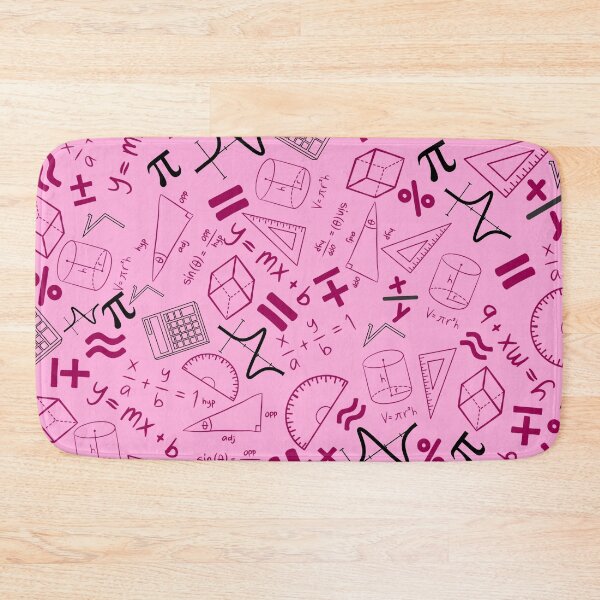 Item preview, math teacher funny teaching maths soft pink pattern designed and sold by DesignYourWaystore.