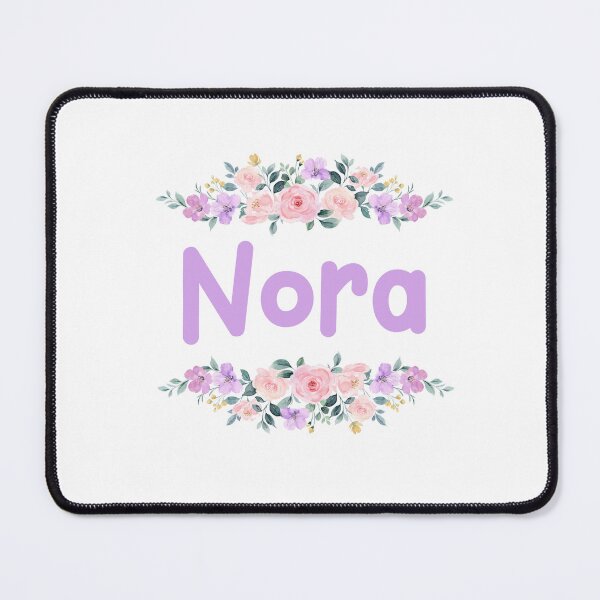 Item preview, Purple Flower Nora Name Label designed and sold by NormadWorld.