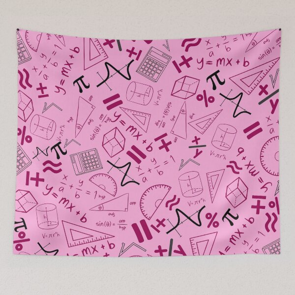 Item preview, math teacher funny teaching maths soft pink pattern designed and sold by DesignYourWaystore.