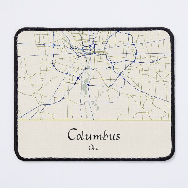 Item preview, Columbus Ohio Named City Map - Hand-Drawn designed and sold by StylishStacks.