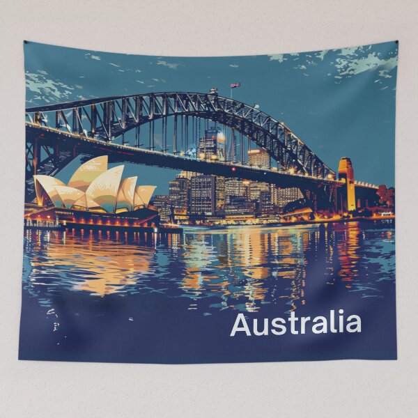 Item preview, Australia Landscape  designed and sold by Myra365Art.