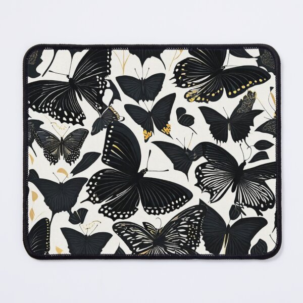 Item preview, 001 Black Swallowtail Butterfly in Nordic Minimalist Design designed and sold by Alexis Art Collection.