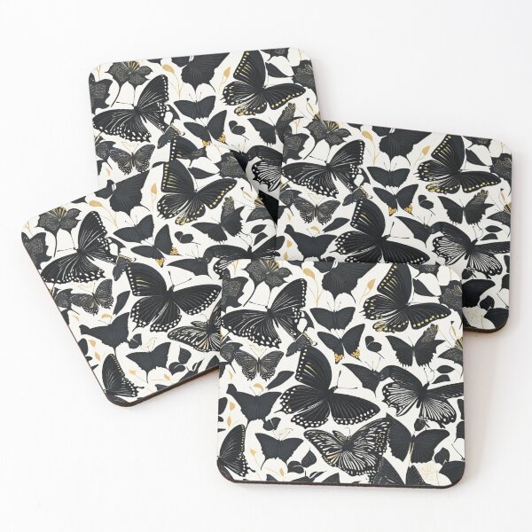 Item preview, 001 Black Swallowtail Butterfly in Nordic Minimalist Design designed and sold by Alexis Art Collection.