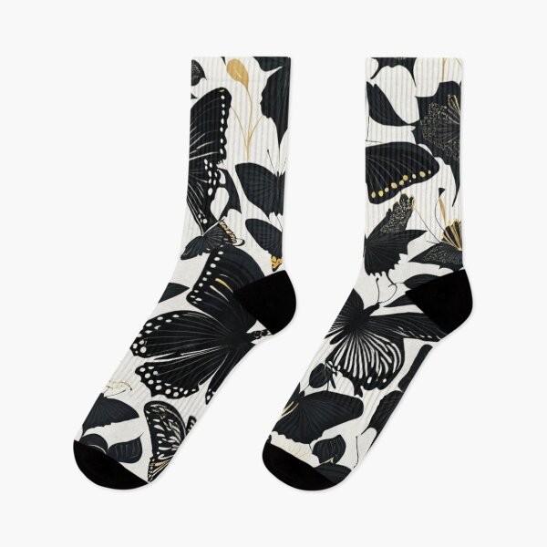 Item preview, 001 Black Swallowtail Butterfly in Nordic Minimalist Design designed and sold by Alexis Art Collection.
