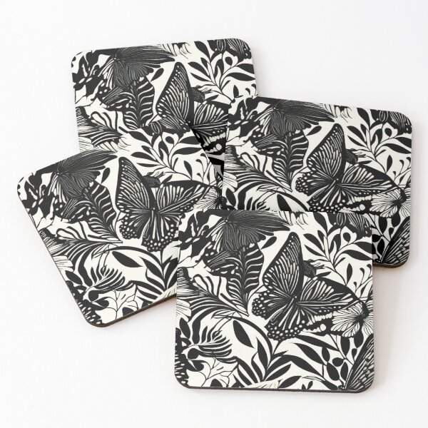 Item preview, 002 Black Swallowtail Butterfly in Nordic Minimalist Design designed and sold by Alexis Art Collection.