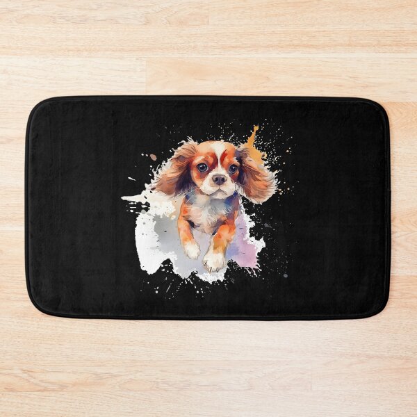 Item preview, Watercolor Cavalier King Charles Spaniel Puppy designed and sold by Amazing-Kortez.
