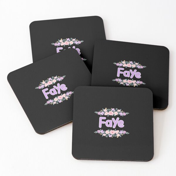 Item preview, Purple Flower Faye Name Label (Black) designed and sold by NormadWorld.