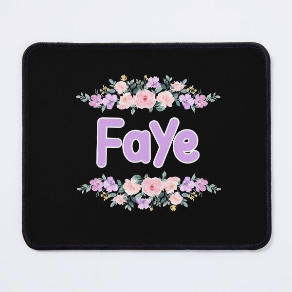Item preview, Purple Flower Faye Name Label (Black) designed and sold by NormadWorld.