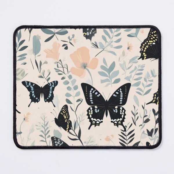 Item preview, 003 Black Swallowtail Butterfly in Nordic Minimalist Design designed and sold by Alexis Art Collection.