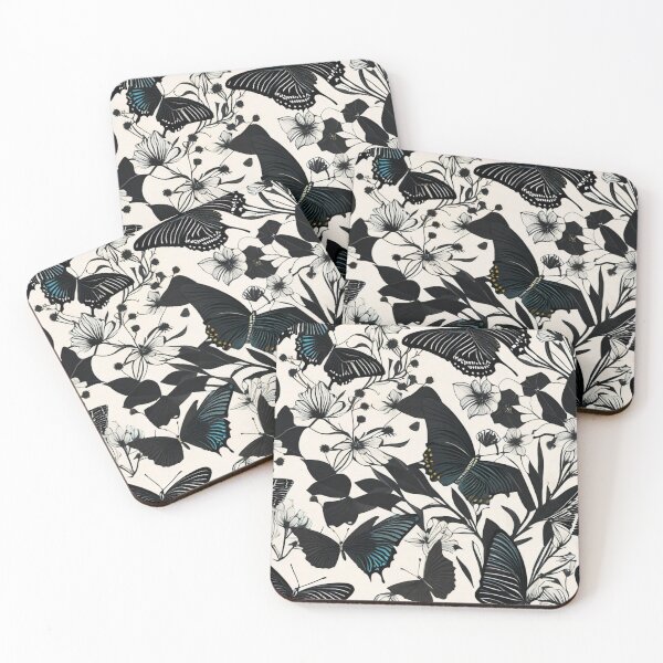 Item preview, 004 Black Swallowtail Butterfly in Nordic Minimalist Design designed and sold by Alexis Art Collection.