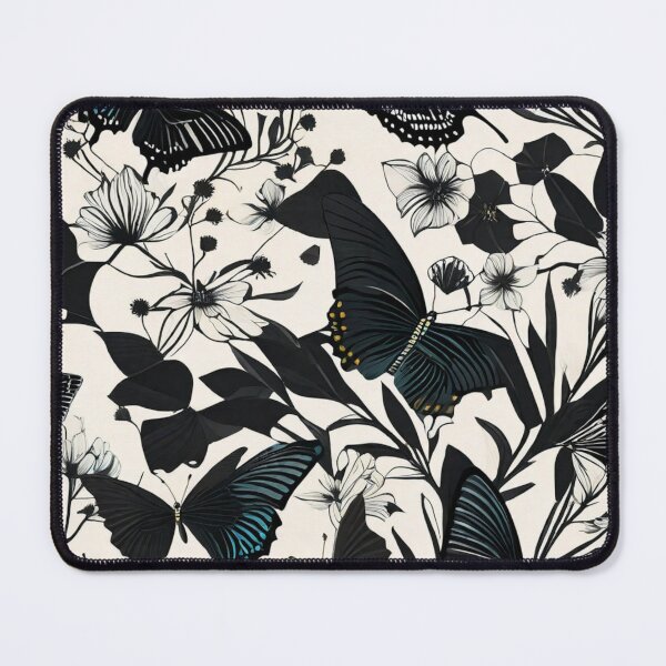 Item preview, 004 Black Swallowtail Butterfly in Nordic Minimalist Design designed and sold by Alexis Art Collection.