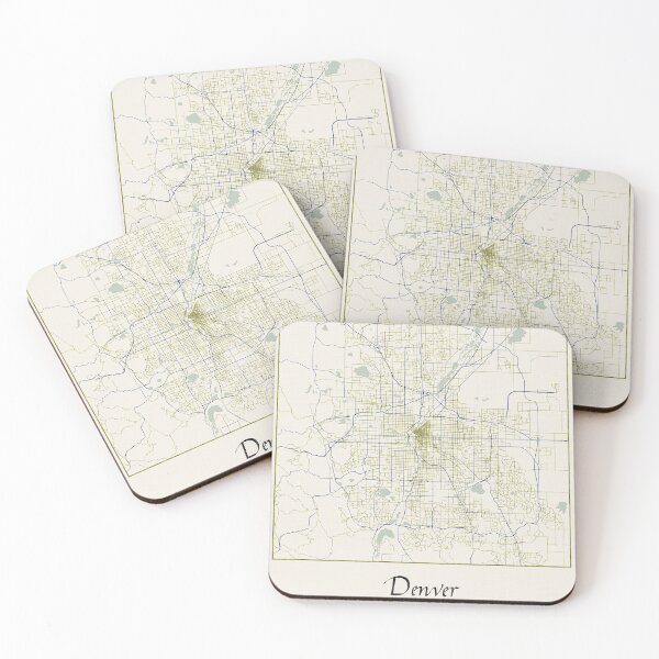 Item preview, Denver Colorado Named City Map - Hand-Drawn designed and sold by StylishStacks.