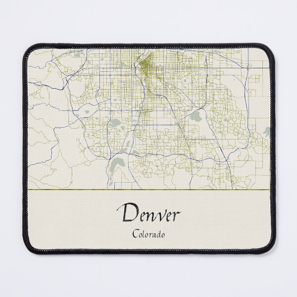 Item preview, Denver Colorado Named City Map - Hand-Drawn designed and sold by StylishStacks.