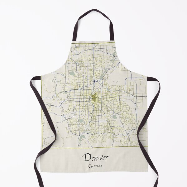 Item preview, Denver Colorado Named City Map - Hand-Drawn designed and sold by StylishStacks.
