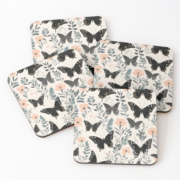 Item preview, 005 Black Swallowtail Butterfly in Nordic Minimalist Design designed and sold by Alexis Art Collection.