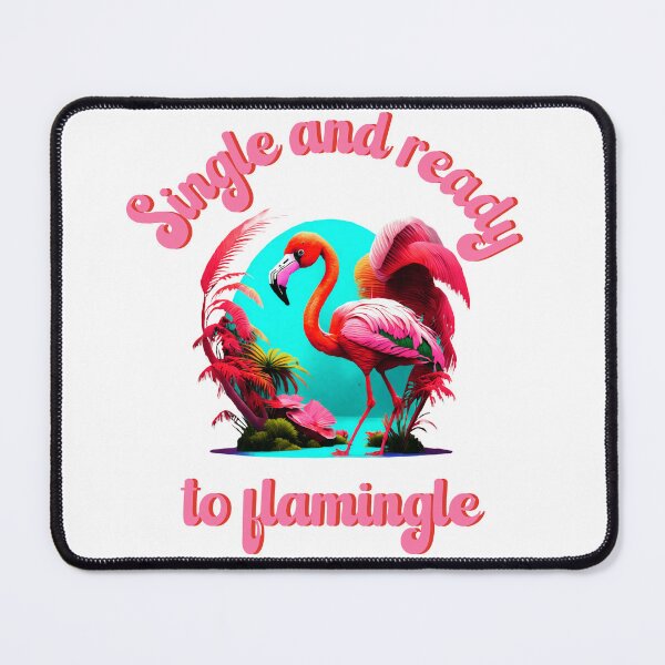 Item preview, Galentines Day - Single and ready to flamingle designed and sold by DonateWord.