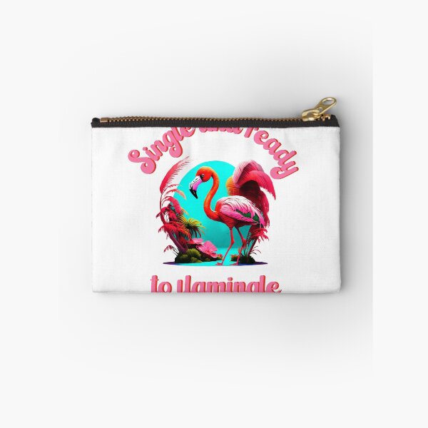 Item preview, Galentines Day - Single and ready to flamingle designed and sold by DonateWord.