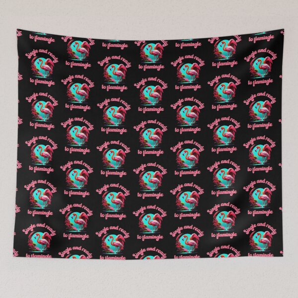 Item preview, Galentines Day - Single and ready to flamingle designed and sold by DonateWord.