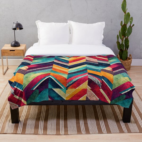 Artikelvorschau, Lebendige Chevron-Kreationen entworfen und verkauft von YourPattern.