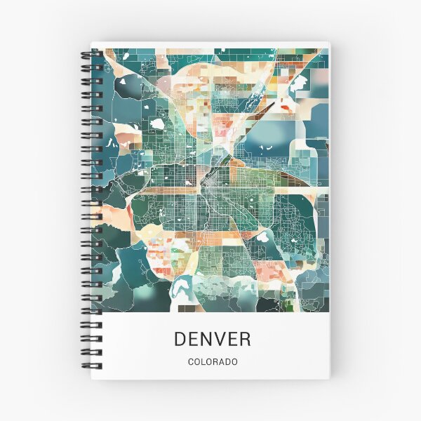 Item preview, Denver Colorado Named City Map - Lush Green designed and sold by StylishStacks.