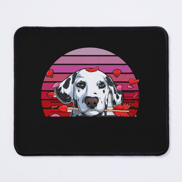 Item preview, funny valentine's day dalmatian dog mugshot Dog Lovers designed and sold by PURPLE DIAMOND.