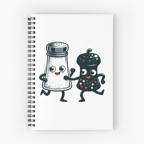 Item preview, Dancing Food: dancing salt and pepper mill designed and sold by CreativeSparkzz.