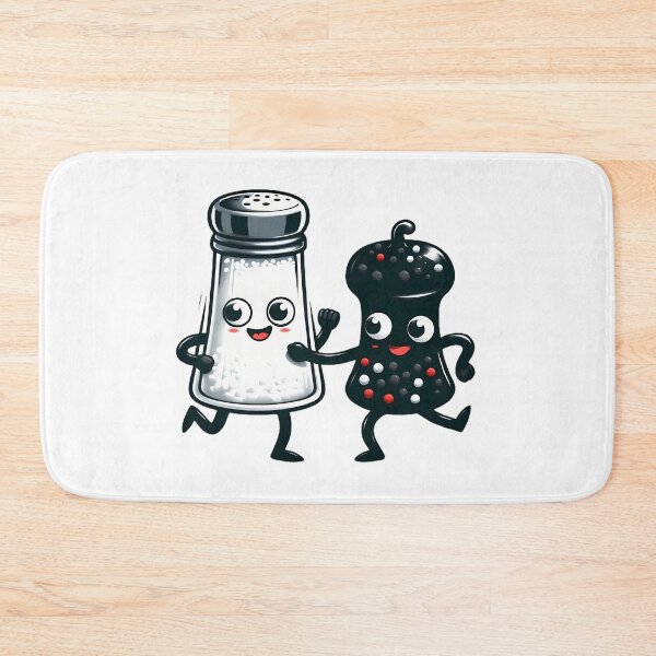 Item preview, Dancing Food: dancing salt and pepper mill designed and sold by CreativeSparkzz.