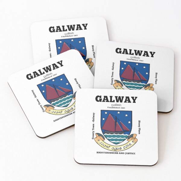 Item preview, Irish County Galway Ireland Crest, Translation & More designed and sold by REAL IRISH GIFTS.