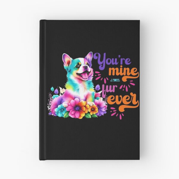 Item preview, Corgi Mom/Dad Colorful Valentines Day, You are mine fur-ever designed and sold by DonateWord.