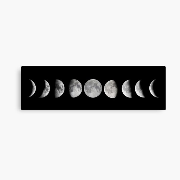 Moon phases Canvas Print