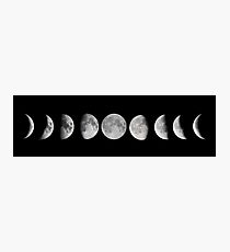 Moon phases Photographic Print