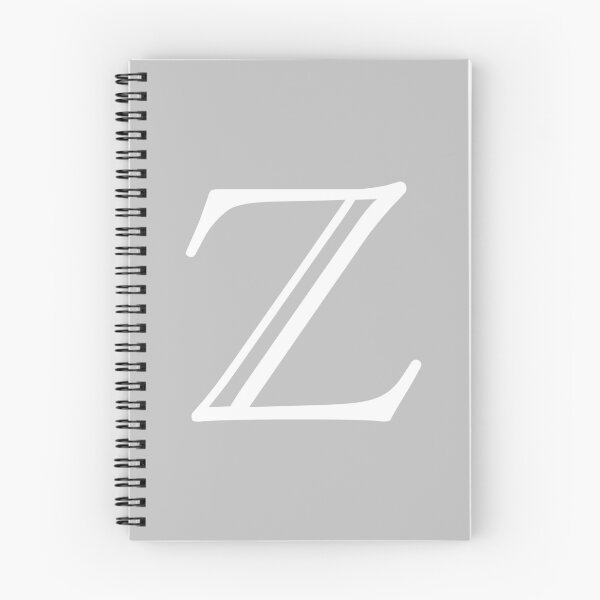 Item preview, Silver Gray Basic And Elegant Monogram Z designed and sold by rewstudio.