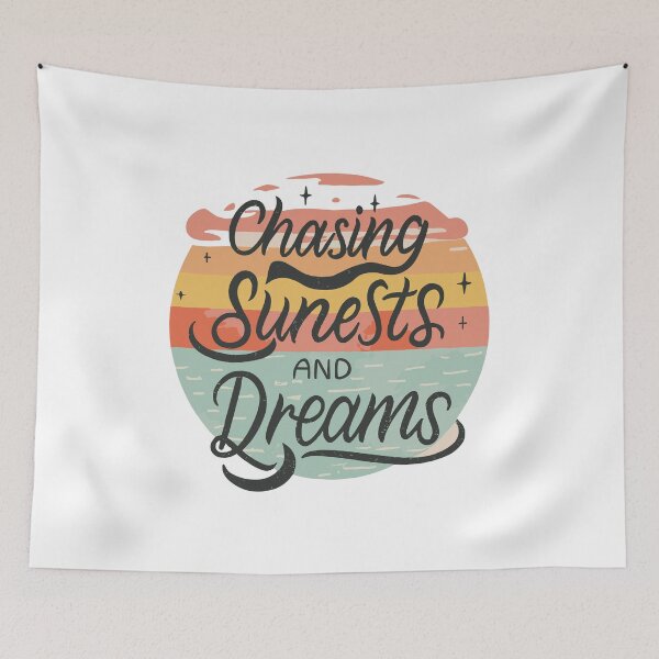 Item preview, Chasing Sunsets and Dreams designed and sold by Pixel Pantry.