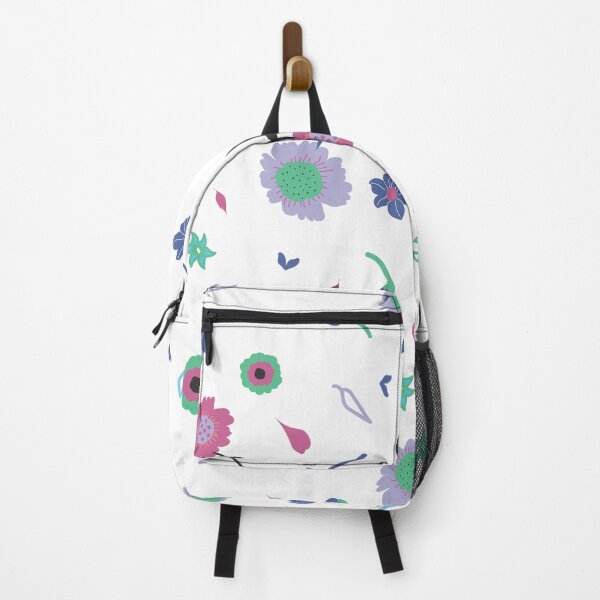 Item preview, Flowers in Pink, Lilac, Blue and Green. designed and sold by mkakaire.