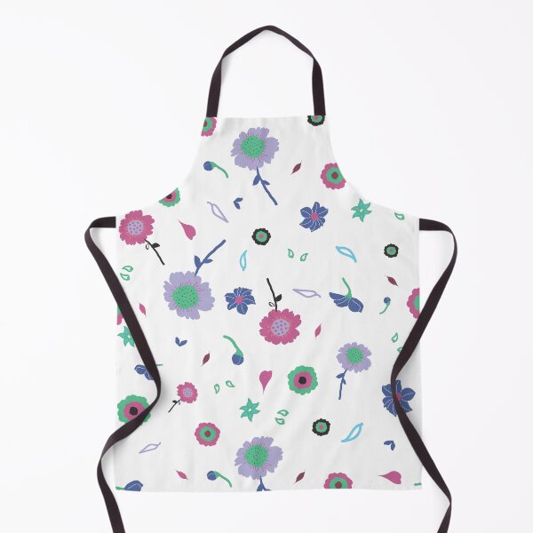 Item preview, Flowers in Pink, Lilac, Blue and Green. designed and sold by mkakaire.
