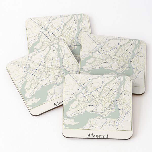 Item preview, Montreal Canada Named City Map - Hand-Drawn designed and sold by StylishStacks.