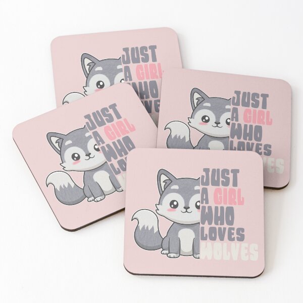 Item preview, Just a girl who loves Wolves designed and sold by samah82.