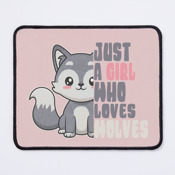 Item preview, Just a girl who loves Wolves designed and sold by samah82.