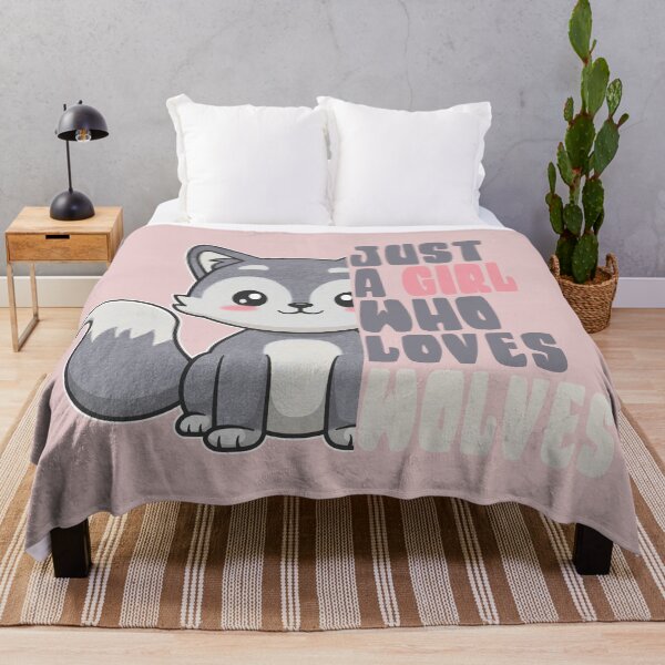 Item preview, Just a girl who loves Wolves designed and sold by samah82.