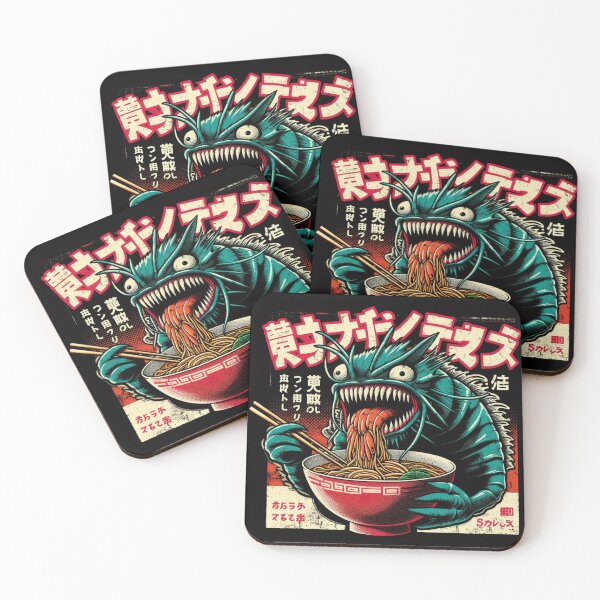 Item preview, A monster enjoying a nice bowl of ramen designed and sold by FirstCast.