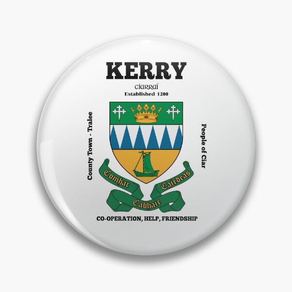 Item preview, Irish County Kerry Ireland Crest, Translation & More designed and sold by REAL IRISH GIFTS.