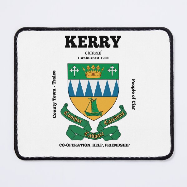 Item preview, Irish County Kerry Ireland Crest, Translation & More designed and sold by REAL IRISH GIFTS.
