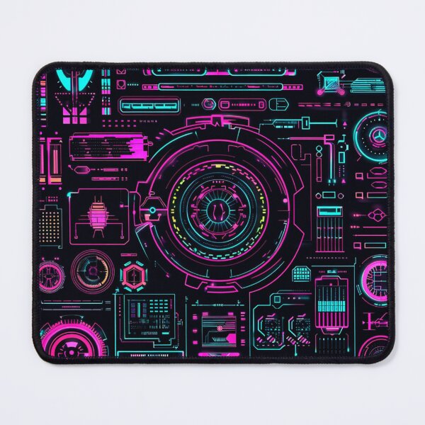 Item preview, Futuristic HUD Patterns - Neon Precision designed and sold by kaliguy17.