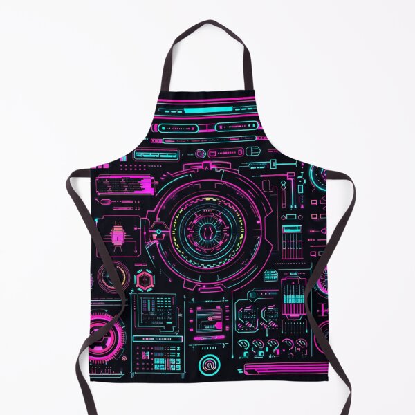 Item preview, Futuristic HUD Patterns - Neon Precision designed and sold by kaliguy17.