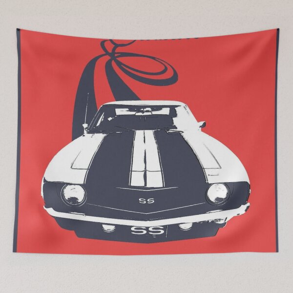 Item preview, Chevrolet Camaro Poster – Classic American Muscle Car Art designed and sold by Road To Track.