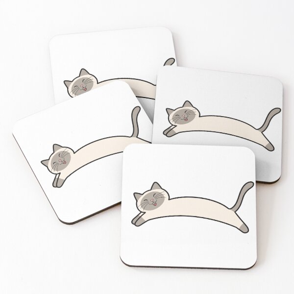Item preview, Feline Charm - Cute Siamese Cat designed and sold by Crea-Designer.
