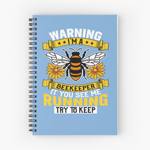 Item preview, beekeeper running try to keep  designed and sold by Anna Sacha.
