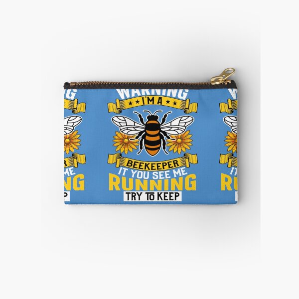 Item preview, beekeeper running try to keep  designed and sold by Anna Sacha.