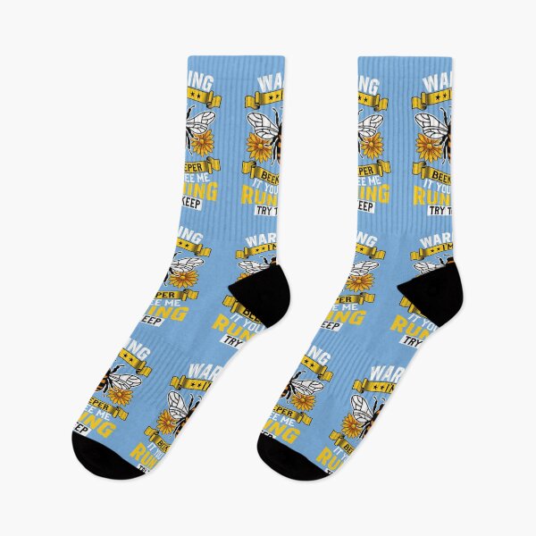 Item preview, beekeeper running try to keep  designed and sold by Anna Sacha.